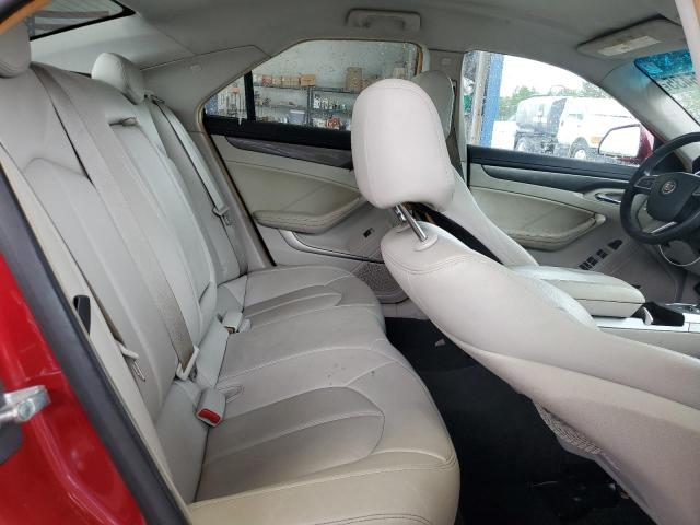 1G6DF577280187711 - 2008 CADILLAC CTS RED photo 10