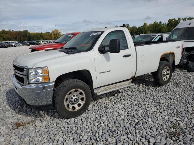 1GC3KZCG0CZ171173 - 2012 CHEVROLET SILVERADO K3500 WHITE photo 1