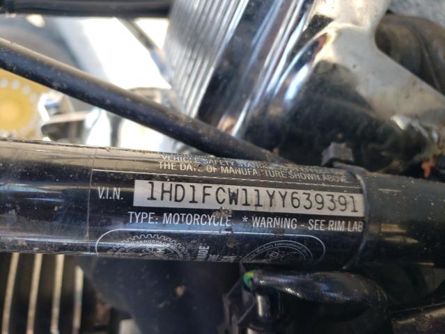 1HD1FCW11YY639391 - 2000 HARLEY-DAVIDSON FLHTCUI TWO TONE photo 10