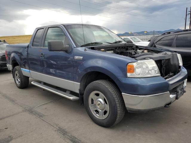 1FTPX145X5FA05278 - 2005 FORD F150 BLUE photo 4