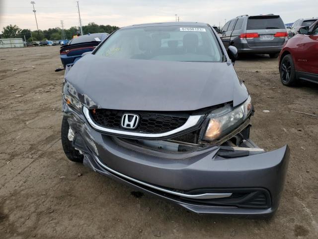 19XFB2F8XEE028819 - 2014 HONDA CIVIC EX GRAY photo 5