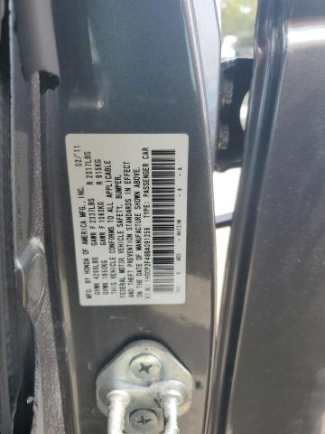 1HGCP2F48BA091256 - 2011 HONDA ACCORD LXP Boz foto 12