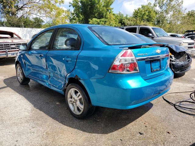 KL1TD56608B211748 - 2008 CHEVROLET AVEO BASE BLUE photo 2