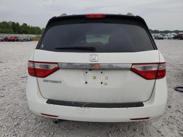 5FNRL5H69CB142826 - 2012 HONDA ODYSSEY EXL WHITE photo 6