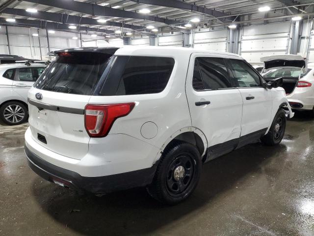 1FM5K8AR6GGC14757 - 2016 FORD EXPLORER POLICE INTERCEPTOR 白色 照片 3