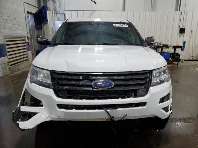 1FM5K8AR6GGC14757 - 2016 FORD EXPLORER POLICE INTERCEPTOR 白色 照片 5