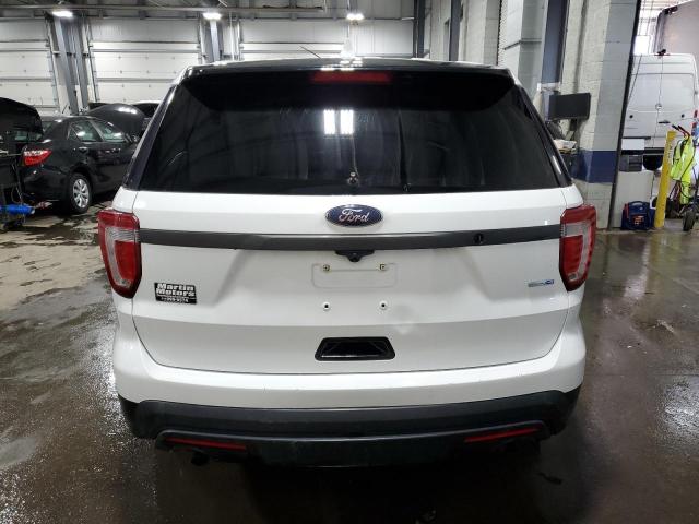 1FM5K8AR6GGC14757 - 2016 FORD EXPLORER POLICE INTERCEPTOR 白色 照片 6
