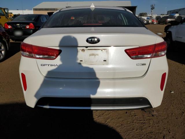 KNAGT4LE0H5011919 - 2017 KIA OPTIMA HYBRID WHITE photo 6