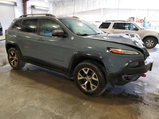 1C4PJMBS6EW150202 - 2014 JEEP CHEROKEE TRAILHAWK ნაცრისფერი ფოტო 4
