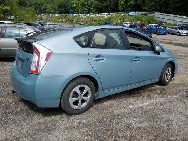 JTDKN3DU3C1557010 - 2012 TOYOTA PRIUS BLUE photo 3