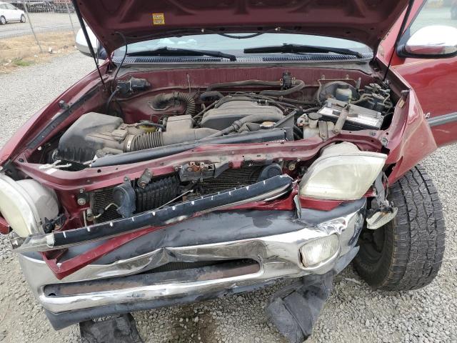 5TBRT34181S166888 - 2001 TOYOTA TUNDRA ACCESS CAB მუქწითელი ფოტო 11