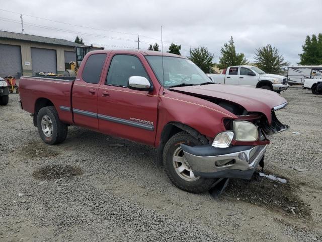 5TBRT34181S166888 - 2001 TOYOTA TUNDRA ACCESS CAB მუქწითელი ფოტო 4