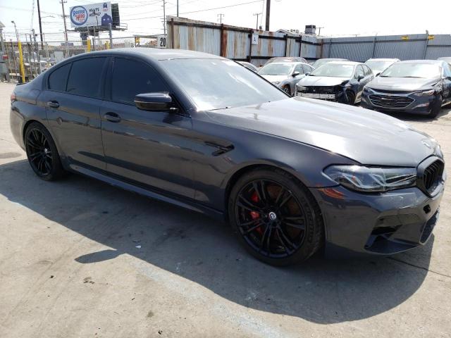 WBS83CH06NCK21648 - 2022 BMW M5 GRAY photo 4