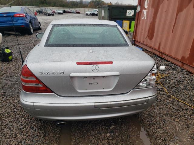 WDBKK65F43F283165 - 2003 MERCEDES-BENZ SLK 320 SILVER photo 6