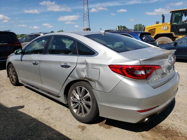 5NPE34AF4GH393215 - 2016 HYUNDAI SONATA SPORT SILVER photo 2