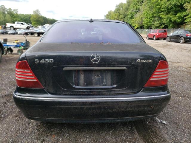 WDBNG83J23A352952 - 2003 MERCEDES-BENZ S 430 4MATIC BLACK photo 6