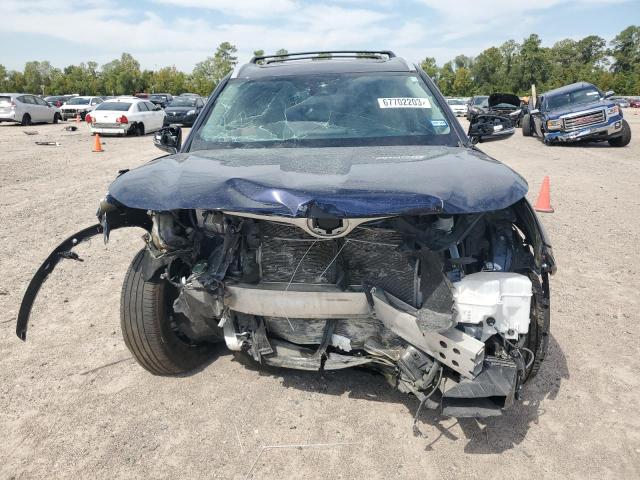 5TDGZRAH9NS137519 - 2022 TOYOTA HIGHLANDER XLE BLUE photo 5