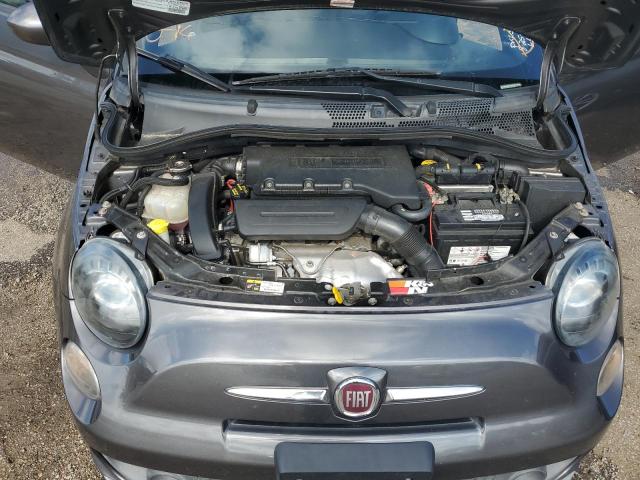 3C3CFFJH1ET190375 - 2014 FIAT 500 ABARTH GRAY photo 11