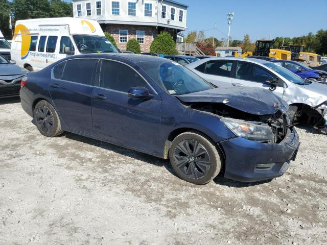 1HGCR2F82FA242904 - 2015 HONDA ACCORD EXL BLUE photo 4