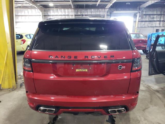 SALWZ2RE0LA720285 - 2020 LAND ROVER RANGE ROVE SVR RED photo 6