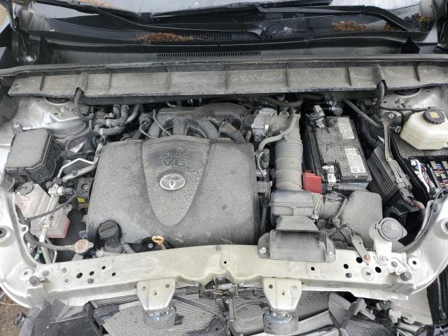 5TDGZRBH1MS130089 - 2021 TOYOTA HIGHLANDER XLE SILVER photo 12