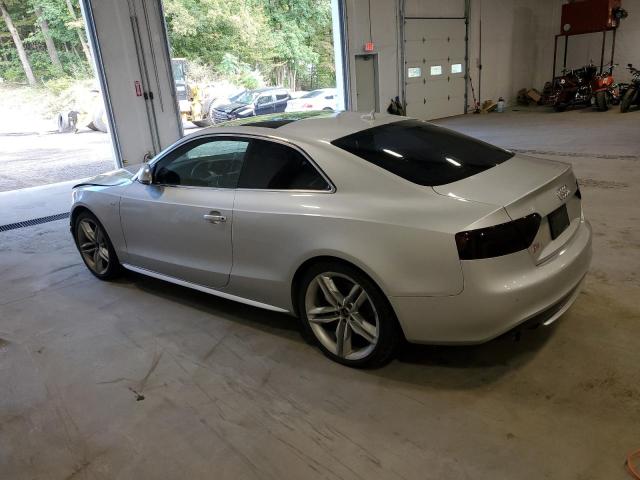 WAURV78T39A034499 - 2009 AUDI S5 QUATTRO SILVER photo 2