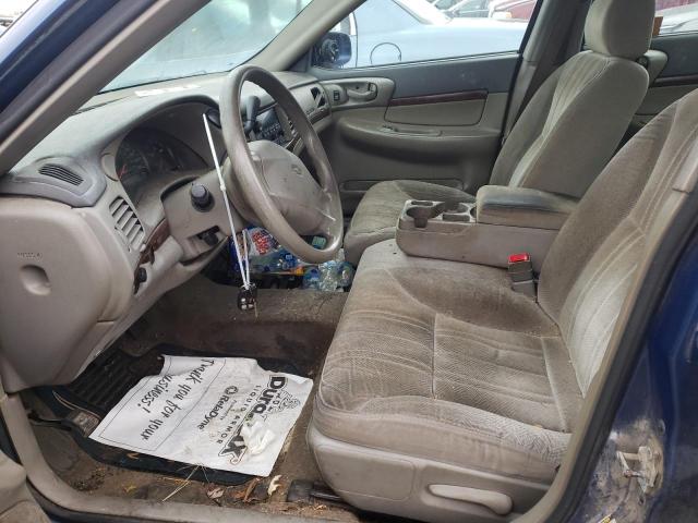 2G1WF52E249418871 - 2004 CHEVROLET IMPALA BLUE photo 7