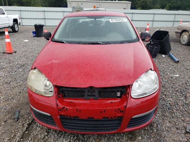 3VWGF71K97M195395 - 2007 VOLKSWAGEN JETTA RED photo 5