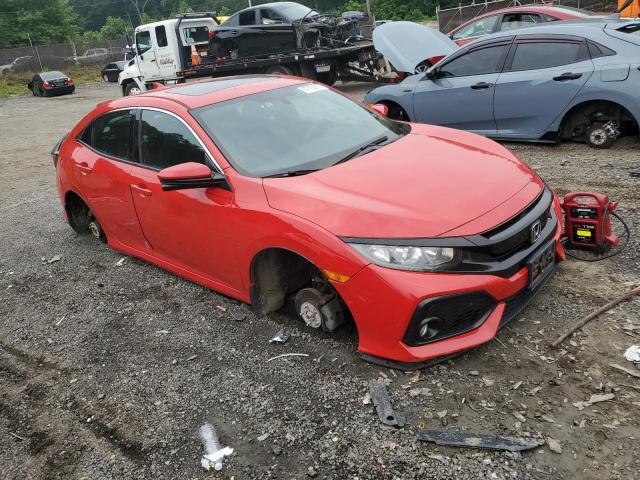 SHHFK7H55HU409345 - 2017 HONDA CIVIC EX RED photo 4