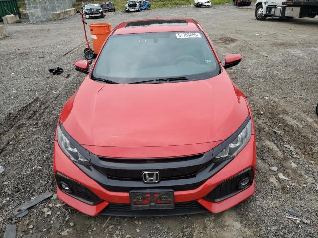 SHHFK7H55HU409345 - 2017 HONDA CIVIC EX RED photo 5