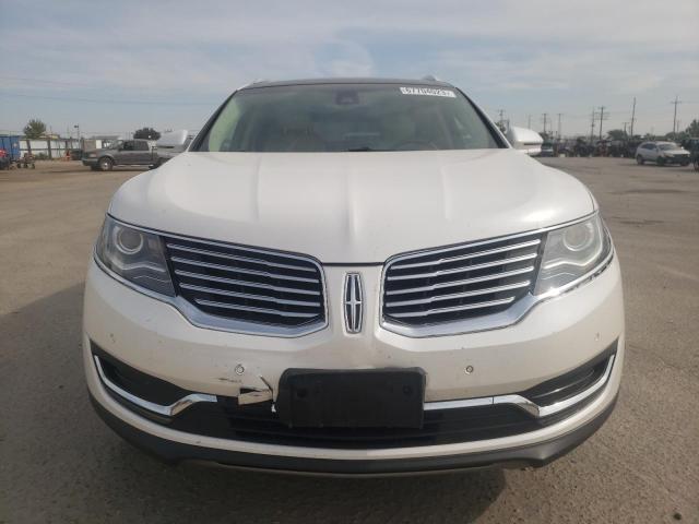 2LMPJ8LPXHBL11285 - 2017 LINCOLN MKX RESERVE WHITE photo 5