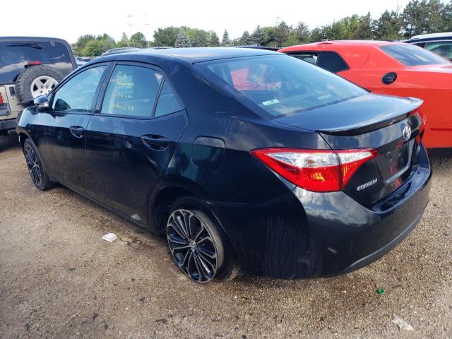 2T1BURHEXEC096282 - 2014 TOYOTA COROLLA L BLACK photo 2