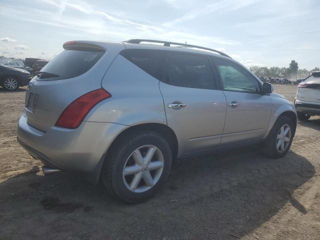 JN8AZ08T05W302034 - 2005 NISSAN MURANO SL SILVER photo 3