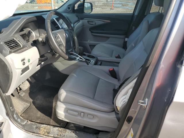 5FNYF5H54JB019815 - 2018 HONDA PILOT EXL GRAY photo 7