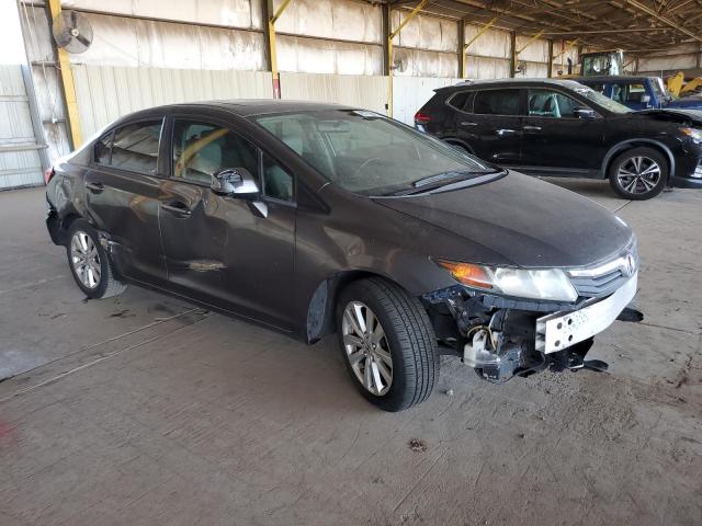 19XFB2F98CE341809 - 2012 HONDA CIVIC EXL ნაცრისფერი ფოტო 4