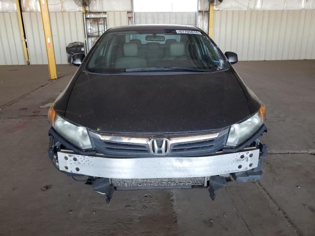 19XFB2F98CE341809 - 2012 HONDA CIVIC EXL ნაცრისფერი ფოტო 5