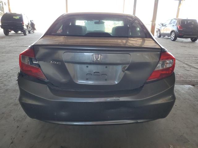 19XFB2F98CE341809 - 2012 HONDA CIVIC EXL ნაცრისფერი ფოტო 6