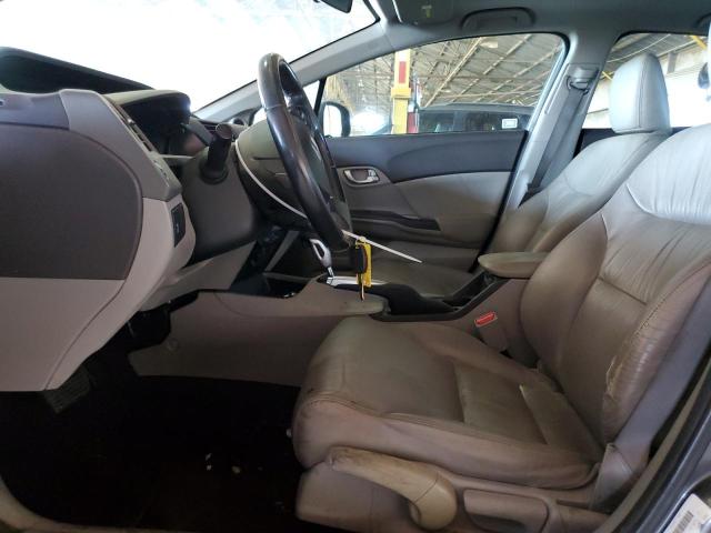 19XFB2F98CE341809 - 2012 HONDA CIVIC EXL ნაცრისფერი ფოტო 7