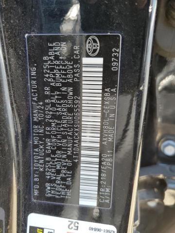 4T1DAACKXSU065592 - 2025 TOYOTA CAMRY XSE BLACK photo 12