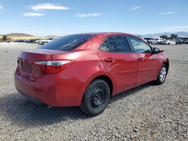 5YFBURHE2FP220028 - 2015 TOYOTA COROLLA L RED photo 3