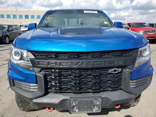 1GCGTEENXM1123456 - 2021 CHEVROLET COLORADO ZR2 BLUE photo 5