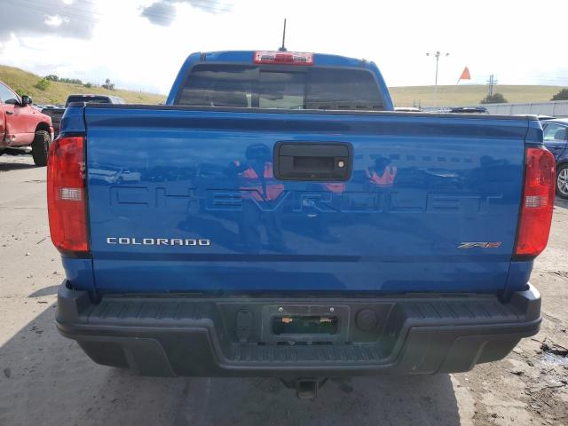 1GCGTEENXM1123456 - 2021 CHEVROLET COLORADO ZR2 BLUE photo 6