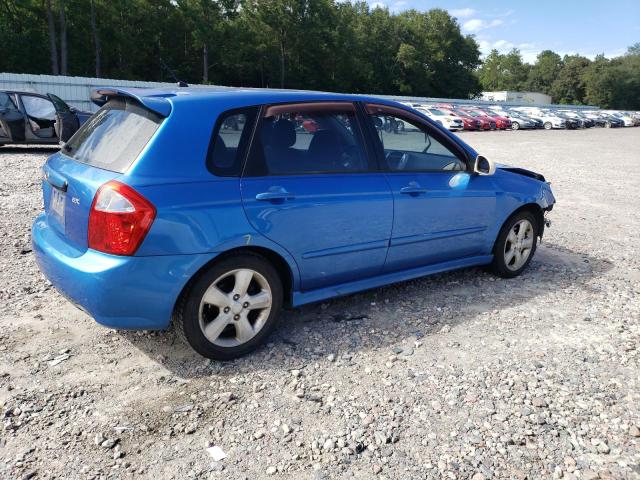 KNAFE161185019556 - 2008 KIA SPECTRA5 5 SX BLUE photo 3