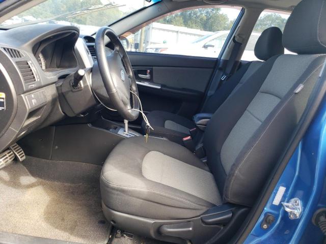 KNAFE161185019556 - 2008 KIA SPECTRA5 5 SX BLUE photo 7