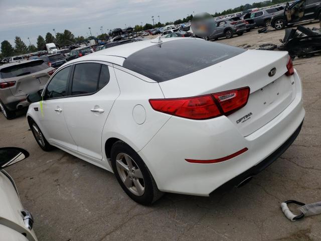 5XXGM4A77FG369063 - 2015 KIA OPTIMA LX WHITE photo 2