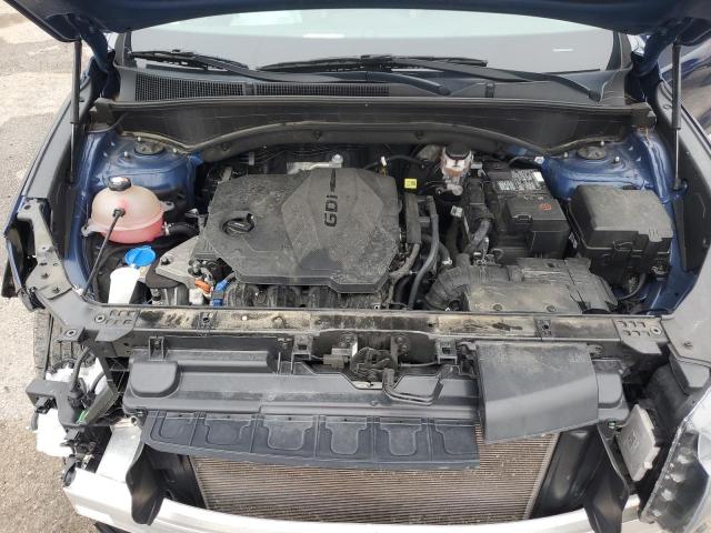 5NMS64AJXMH301273 - 2021 HYUNDAI SANTA FE SEL BLUE photo 12