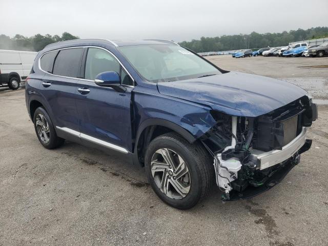5NMS64AJXMH301273 - 2021 HYUNDAI SANTA FE SEL BLUE photo 4