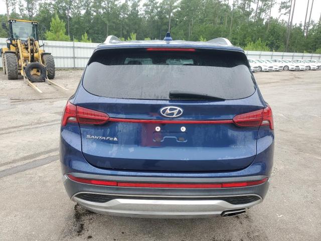 5NMS64AJXMH301273 - 2021 HYUNDAI SANTA FE SEL BLUE photo 6