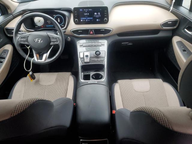 5NMS64AJXMH301273 - 2021 HYUNDAI SANTA FE SEL BLUE photo 8