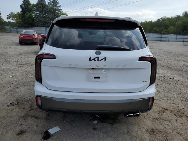 5XYP5DGC8PG327726 - 2023 KIA TELLURIDE SX WHITE photo 6